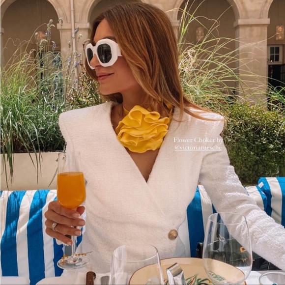 Zara FLOWER CHOKER - Picture 3 of 16